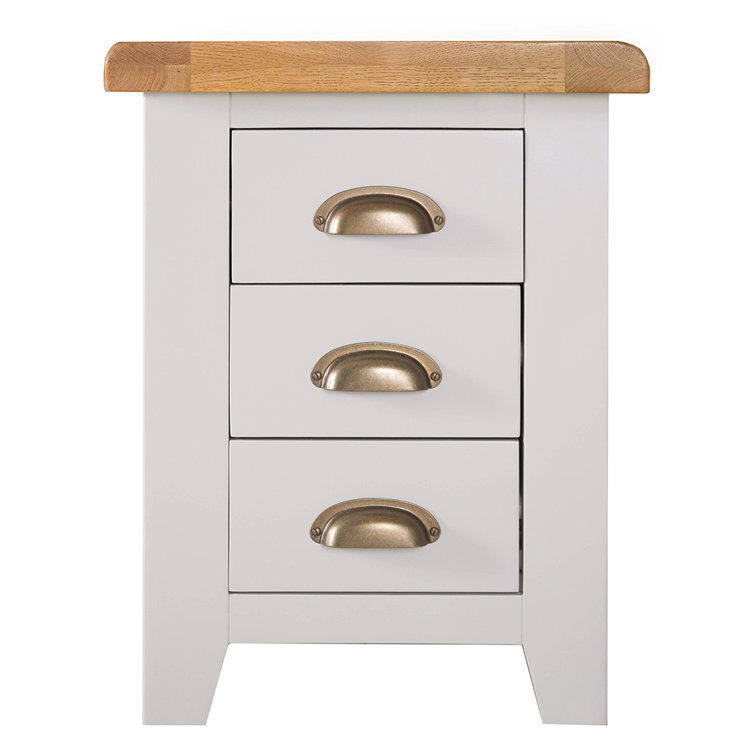 Rosalind Wheeler Ameliah Solid Wood Bedside Table Wayfair.co.uk